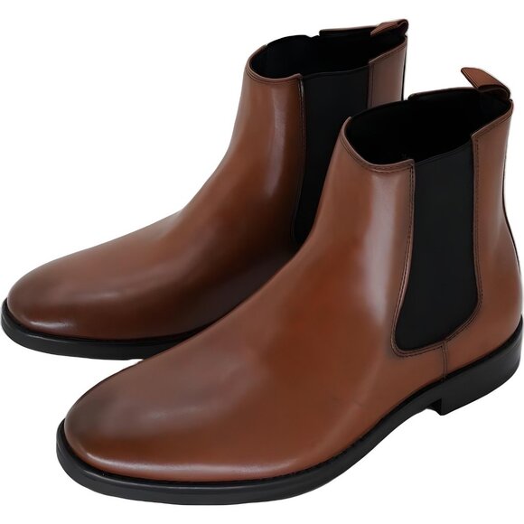 Madden Men's Maxxin Mid Chelsea Boots Chesnut Suede Size 8.5 - Picture 2 of 6